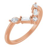 Accented V Ring